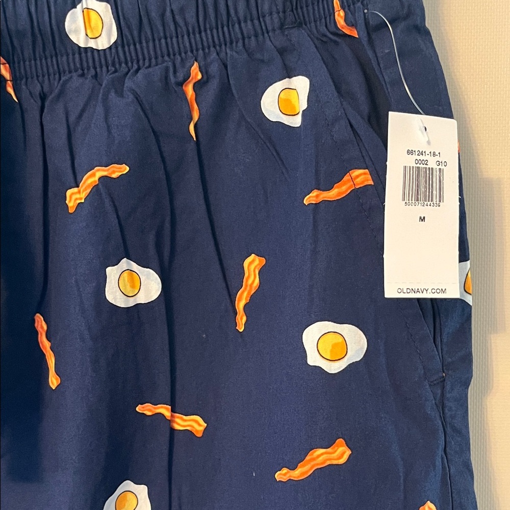 Old Navy PJ pants with Egg & Bacon Print